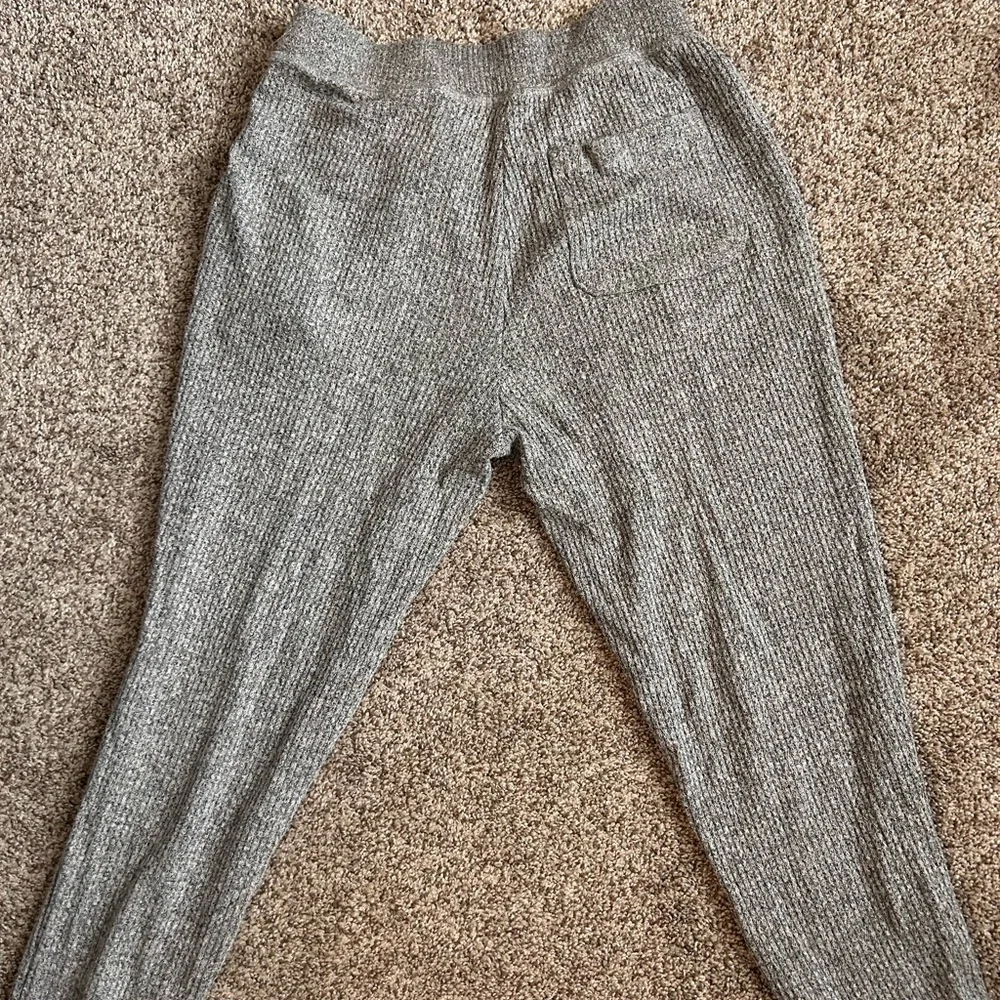 Aerie women’s XS waffle knit thermal joggers - Picture 2 of 5